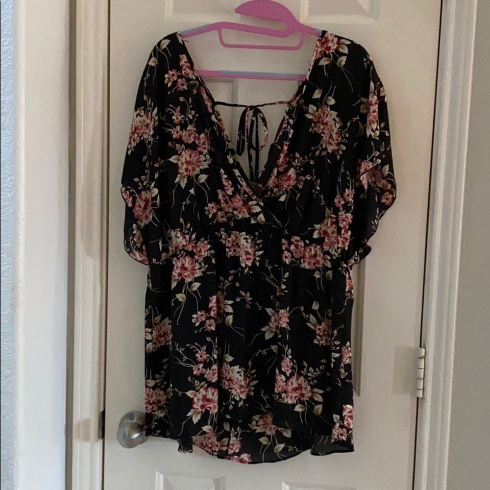 Torrid Floral Blouse